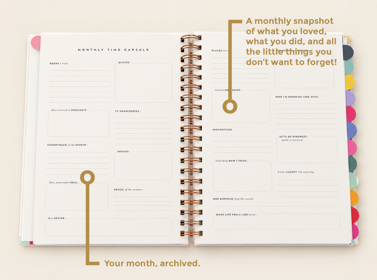 The Bright Side Time Capsule Planner
